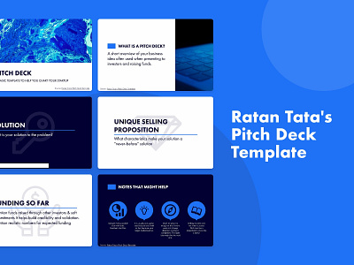 Ratan Tata Startup Pitch Deck Template