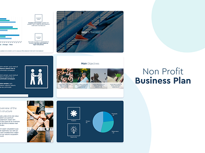 Non-Profit Business Plan Template pitch deck presentation presentation design presentation template slidebean template