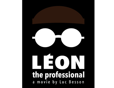 León - the professional concept design design illustration leon movie art movie poster speculative speculative design typography
