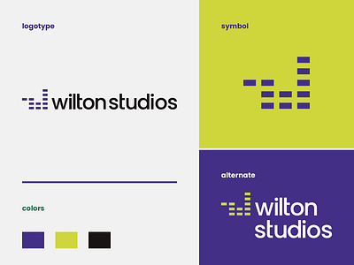 Wilton Studios branding design graphic design illustration logo logo design branding logo design concept logo designs vector