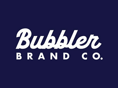Bubbler Brand Co. branding design graphics logo