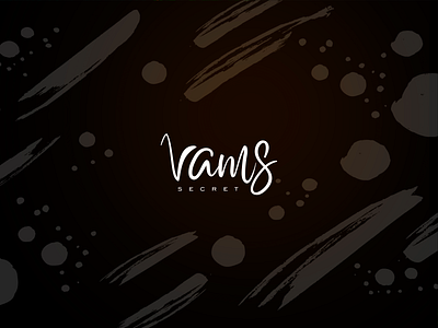 Vams Secret Logo Concept branding design illustration logo typography