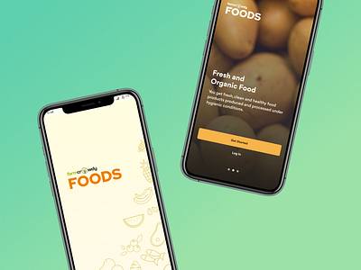 Farmcrowdy Foods App Onboarding Screens app ecommerce food logo ui ux