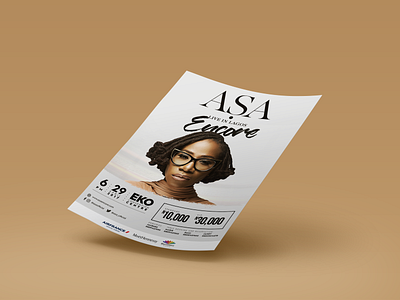 ASA Concert Event Flyer asa branding concert event event flyer flyer logo