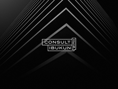 Logo Exploration for Consult With Ibukun - 2nd Version brand branding consultancy consulting creative design icon logo nigeria typography