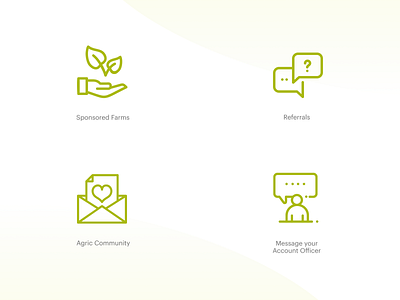 Farmcrowdy App Dashboard Iconography — Vol 2 icon icon set iconography nigeria ui ux