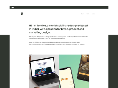 Updated my Design Portfolio with Webflow case study landing page portfolio web design website