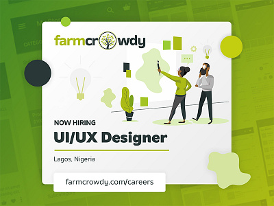 Farmcrowdy is hiring! digital agriculture farmcrowdy farming nigeria