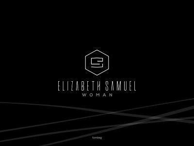 Elizabeth Samuel Woman Logo branding creative design fashion icon logo luxury women