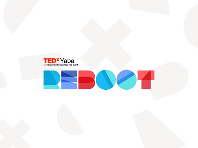 TEDxYaba Reboot Branding - Rebound branding creative design digital event presentation talks technology ted tedx tedxyaba typography