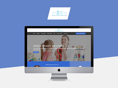 Speech Therapy Solutions branding design web