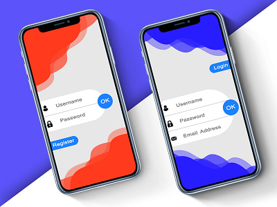 Mobile App UX/UI Design and Branding Login/Register app app design appdesign application art behance design graphicsdesign illustration interface ui uidesign uidesigner uidesignpatterns uidesigns uitrends uiux uiuxdesign ux webdesign