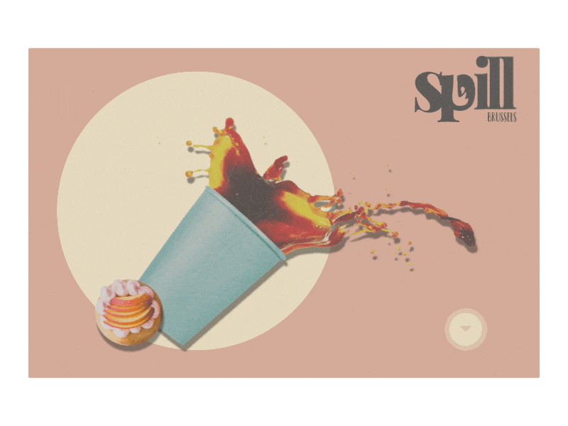 Spill Bakery UI animation branding design flat illustration ui