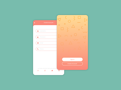 Sign Up - Daily UI 01 app dailyui dailyui 001 dailyuichallenge design mobile signupform ui ux