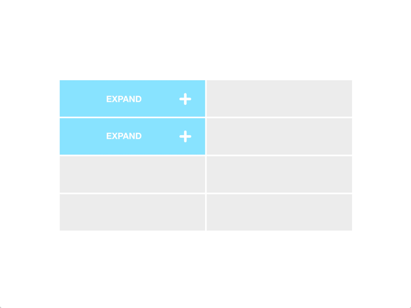 Comp Chart [Expand | Collapse] animation collapse compchart design expand interaction principle userexperience ux