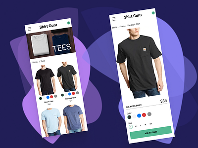 Ecomm Site composition design ecommerce hierarchy ui