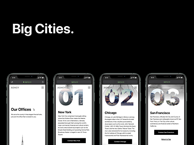 Big Cities blog design blog post branding composition typography ui visual design