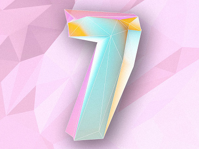 Countdown Lowpolytest5 03 3d countdown low poly much music typography