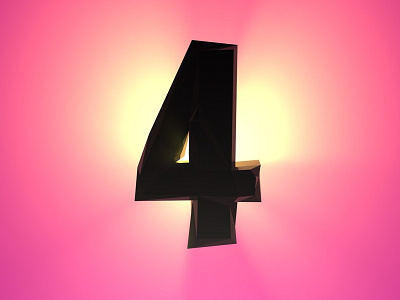 Countdown04 Rev02 3d countdown low poly much music typography