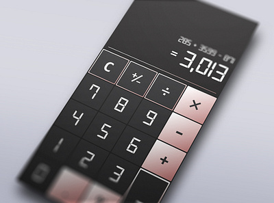 Daily UI Challenge #4 Calculator adobexd app calculator dailyui dailyuichallenge design ui uidesign ux