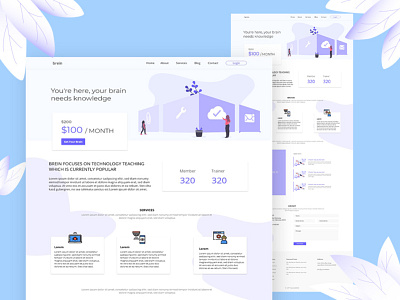 brein - online course creative onlinecourseapp ui uidesign uiux website website design
