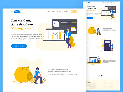 the website for managing finances clean clean ui creative finances landingpage minimalist ui uidesign uiux website website design