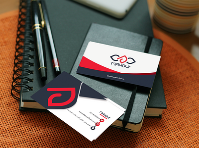 Mahour business card branding design graphic design