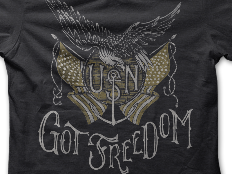 Got Freedom ~ Eagle & Anchor by Adam Weaver on Dribbble