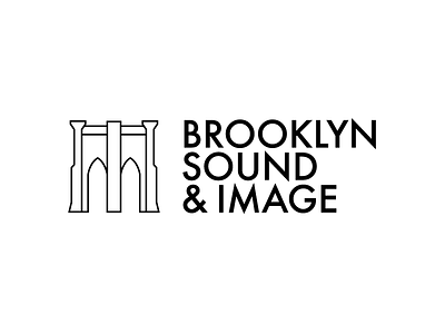 Brooklyn Sound & Image brooklyn identity logo sound