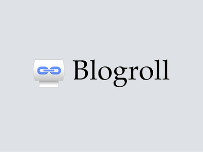 Blogroll blog blogroll icon tp