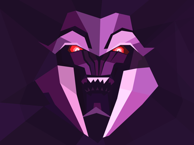 Prime Megatron megatron purple transformers