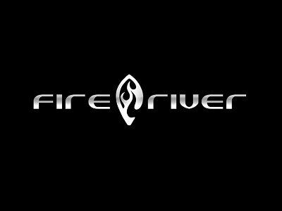 Fire River School Logo cid fire illustrator logo logo design river school sexy