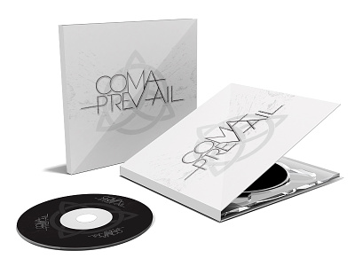Coma Prevail Cd Case Mockup cd logo design metal band mockup multimedia music print design