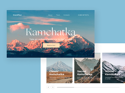 Kamchatka web concept