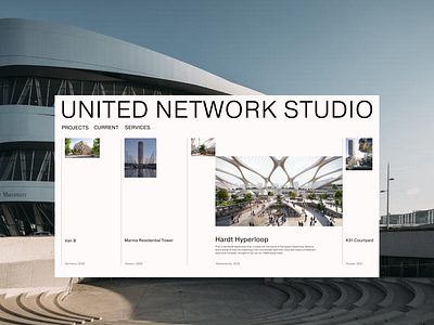 UNSTUDIO redesign architecture design interface swiss ui ux uxui web website