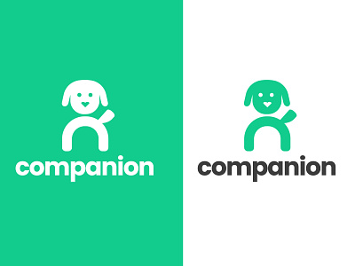 Companion - Logo concept app best friends branding design dog dog logo graphicdesign illustration illustrator logo logodesign typography visual identity