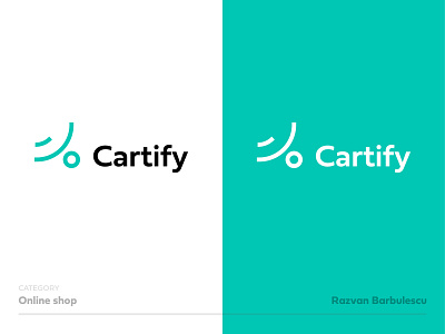 Cartify - Online grocery store branding grocery logo market modern shop online online shop shop store vector