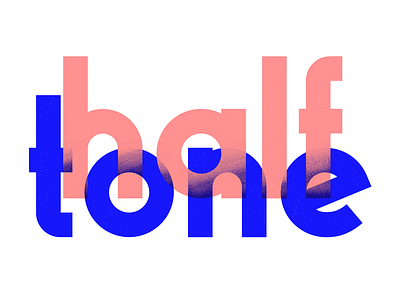 Halftone Lettering