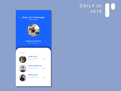 Daily UI Challenge #019 - Leaderboard app app design dailyui dailyuichallenge design digital ui ui design vector