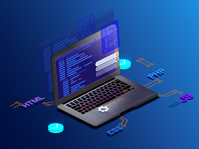 Web Development Illustration