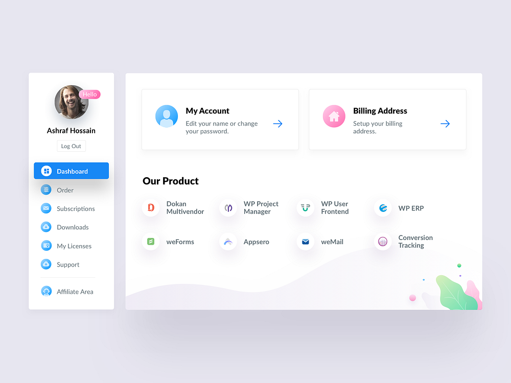 Browse thousands of My Account Page images for design inspiration ...