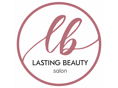 Lasting Beauty Logo design icon lettering logo typography ux vector