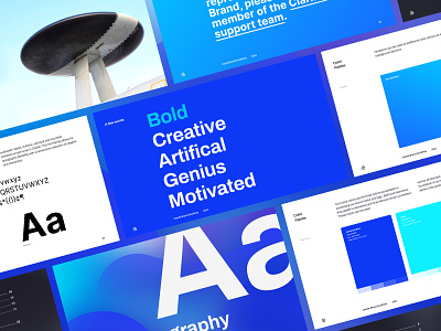 Clarifai - Visual Identity Guideline brand branding concept design graphic design indentity layout typography visual identity