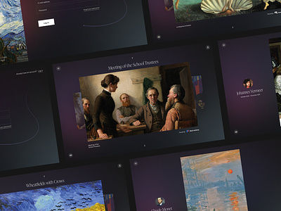 Art Gallery, I art concept design gallery interface product sneak peek ui ux web web design
