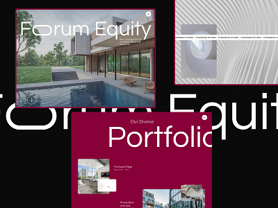 Forum Equity Partners, First Concept canada concept design firm interface investment toronto ui web web design