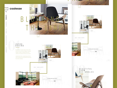 Coalesse coalesse concept furniture html ui ux web web design