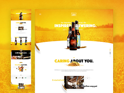 Bell's Beer beer bell concept design layout template ui uiweekly ux webdesign