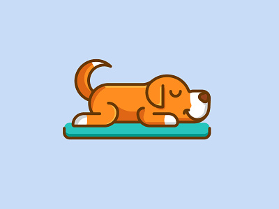 A dog animal design illustration