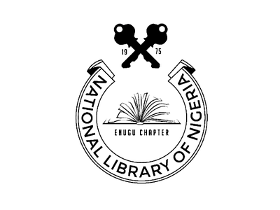 National Library of Nigeria. Logo_02 adobe illustrator design library logo