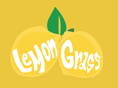 Lemon Grass Type art design flat graphic design illustration illustrator minimal type typography